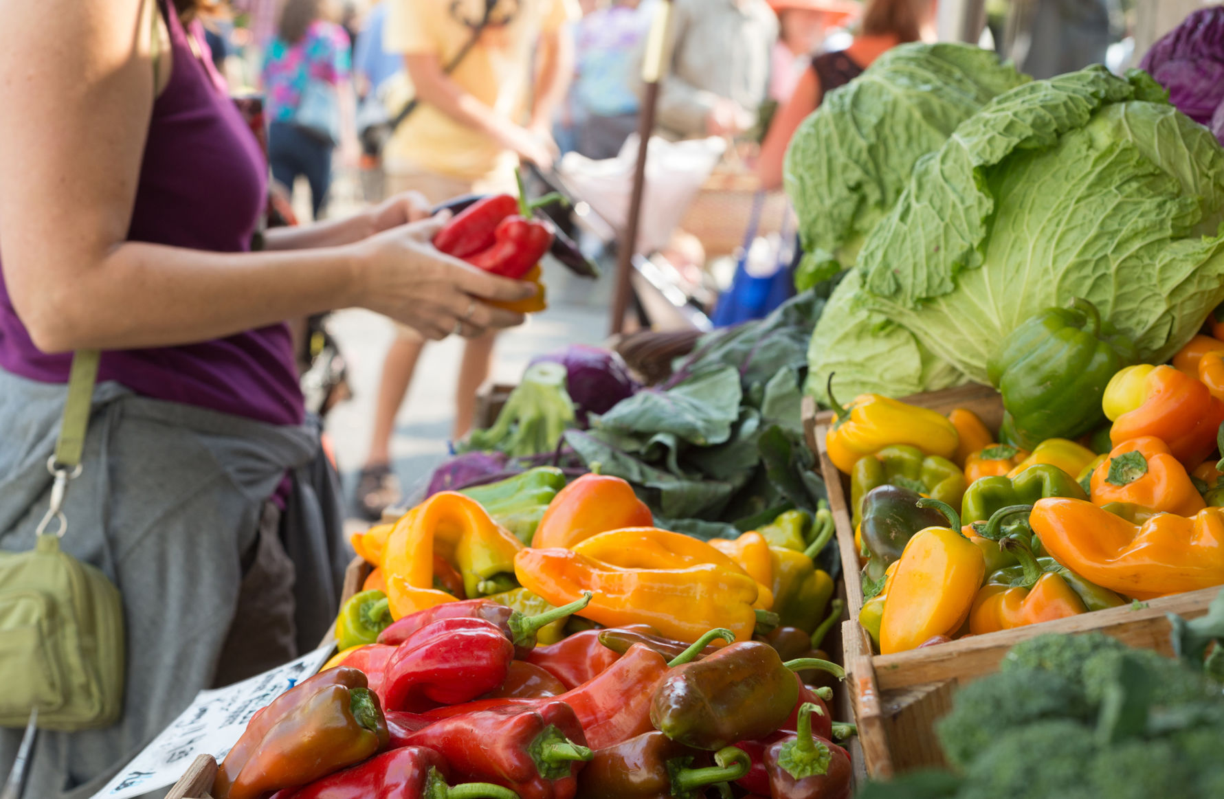 Hit the farmers market